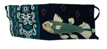 Load image into Gallery viewer, blue coelacanth fish waruga batik mask minahasa manado masks
