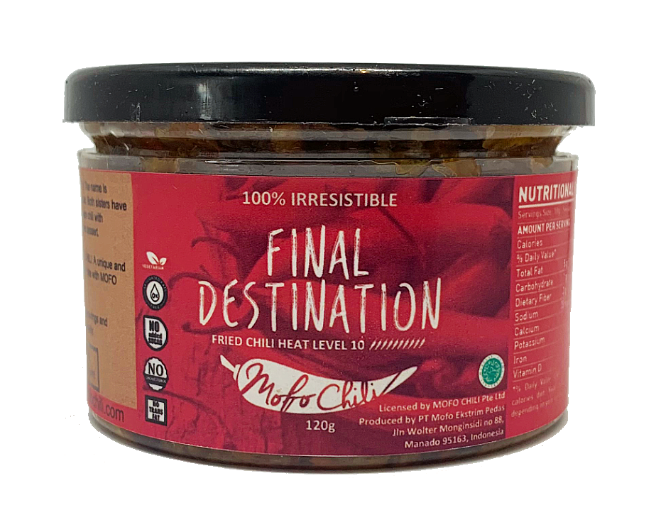 MOFO CHILI: Final Destination (fried chili level 10) 🌶🌶🌶🌶🌶🌶🌶🌶🌶🌶