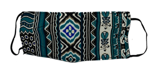 blue waruga minahasa manado batik masks