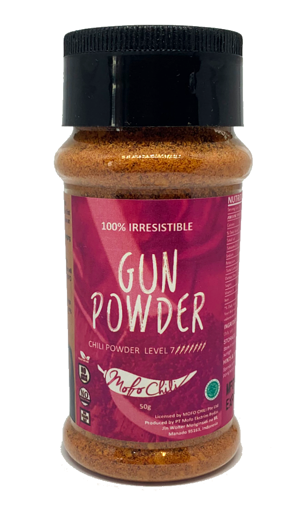 MOFO CHILI: Gunpowder chili powder level 7🌶🌶🌶🌶🌶🌶🌶