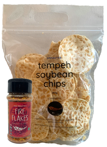 tempeh soybean chips soyabean chili powder mofo chili fried chili dodge the bullet final destination gunpowder fire flakes 